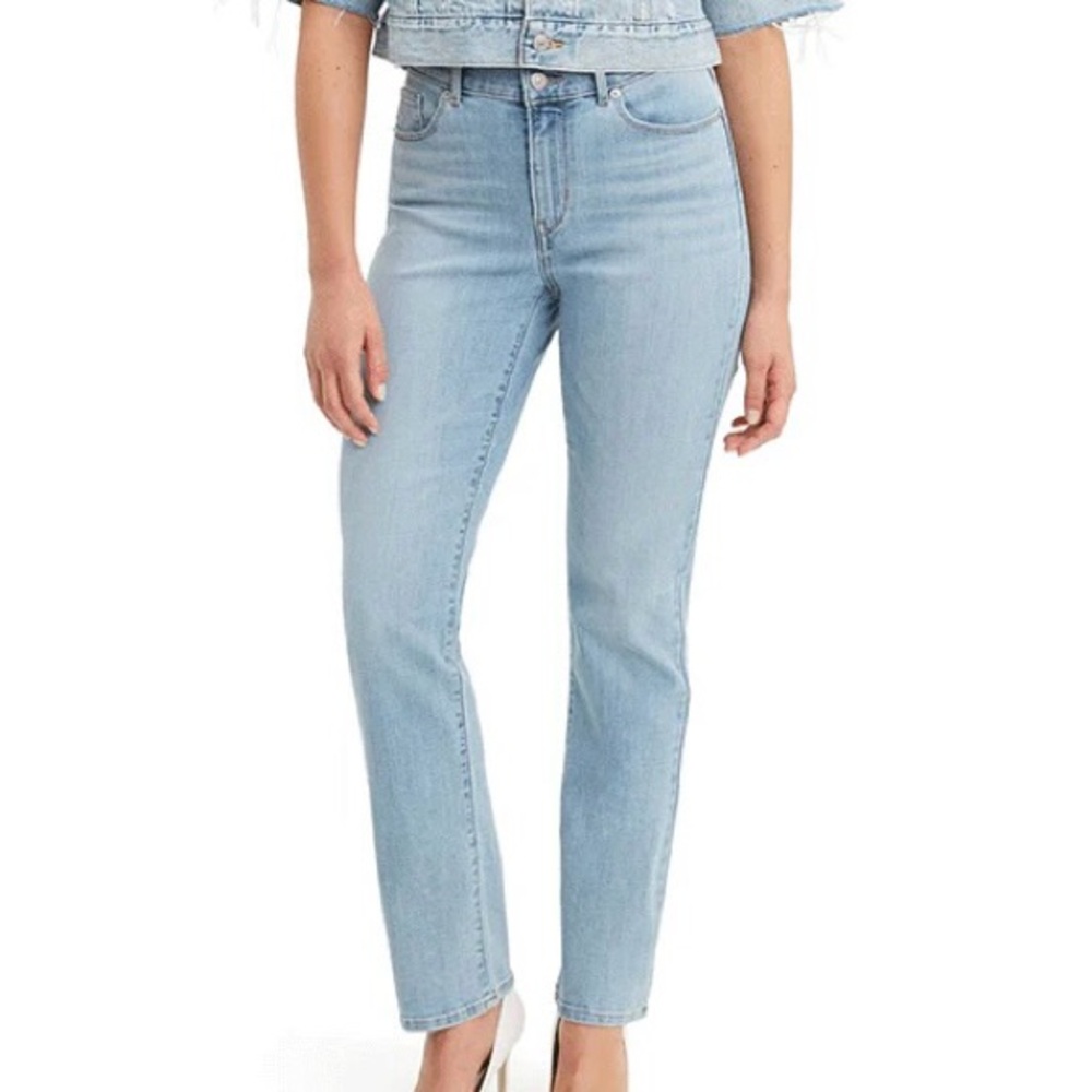 Levi's Womens Classic Straight Jean Slate Oahu Morning Dew Color Size 10 M 30x30